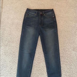 Dark Wash Blue Jeans